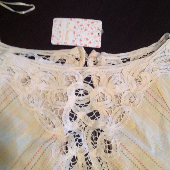 SaLE rARE Free People boho blouse - Picture 3 of 5